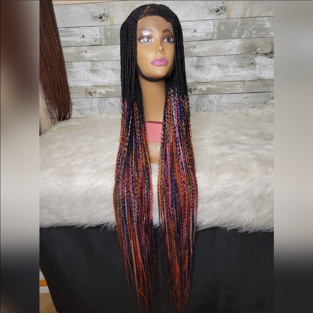 HANDMADE BRAIDED WIG. - Picture 3 of 7